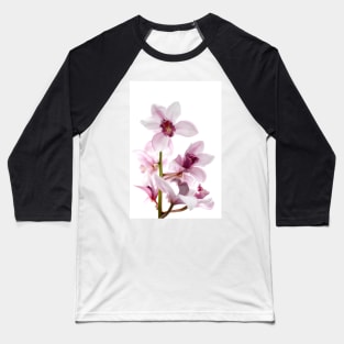 White and pink orchids Baseball T-Shirt